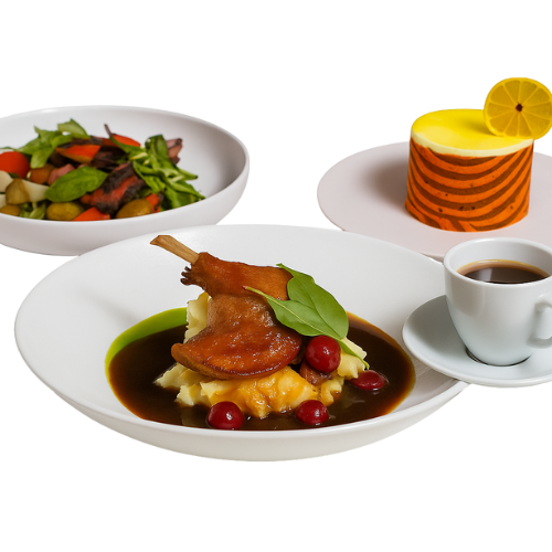 Entrée-Plat-Dessert-Café